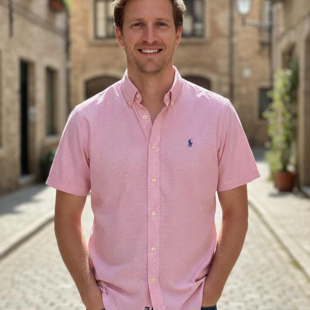 Ralph Lauren Pink Casual Button Down Shirt